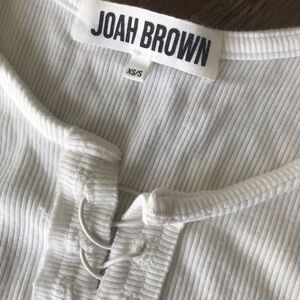 Joah Brown lace up tank